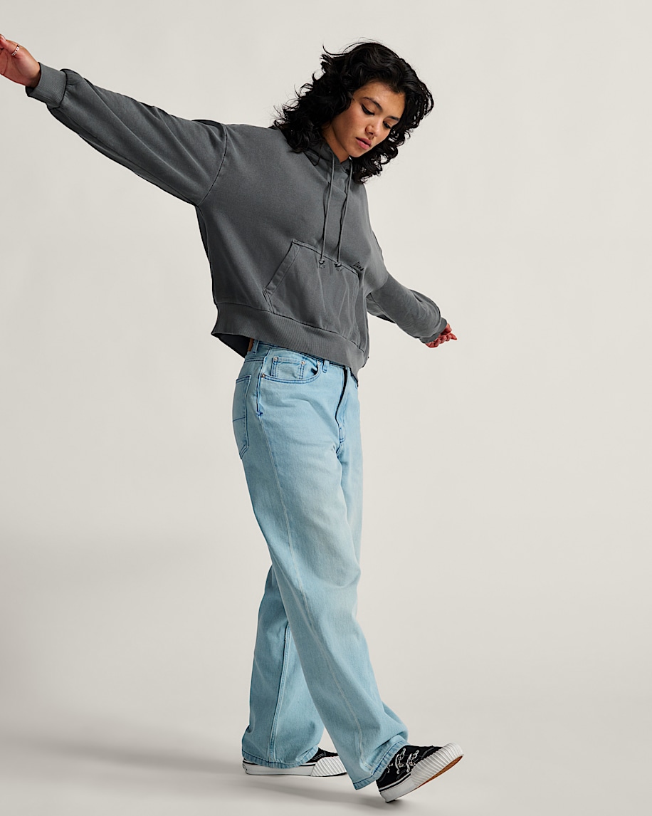 check-5 baggy denimbyxor