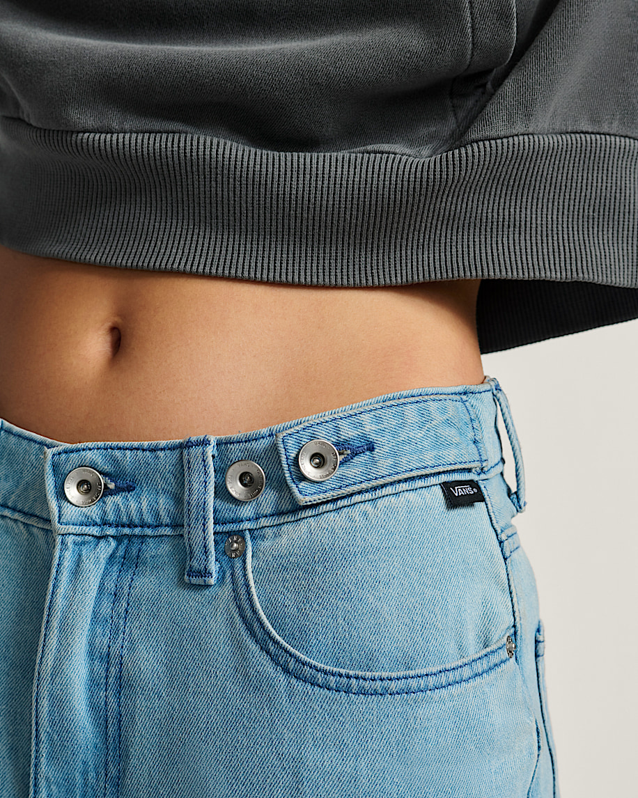 check-5 baggy denimbyxor