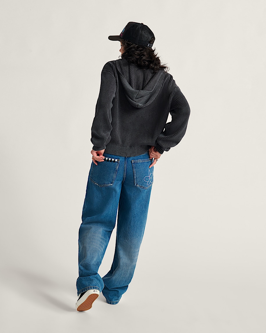 sirelle broderade jeansbyxor