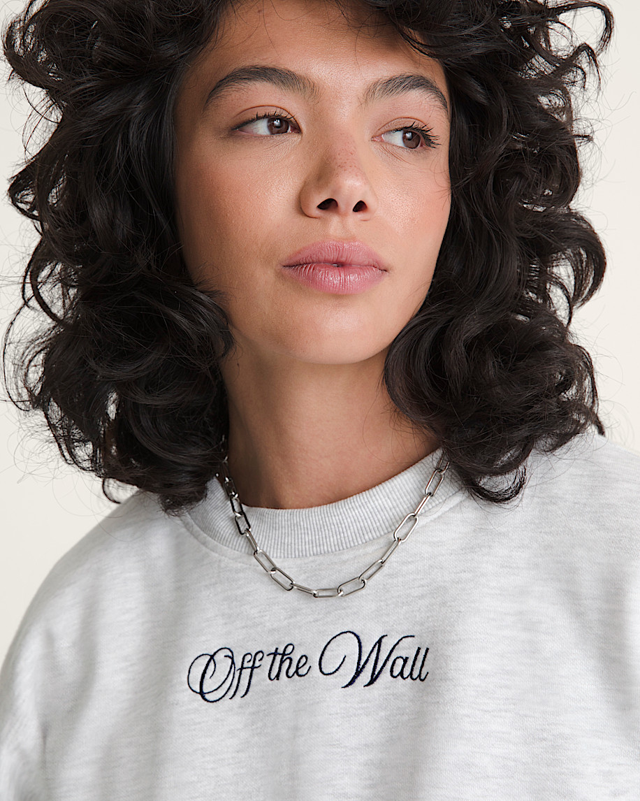 tartan up retro crew sweatshirt