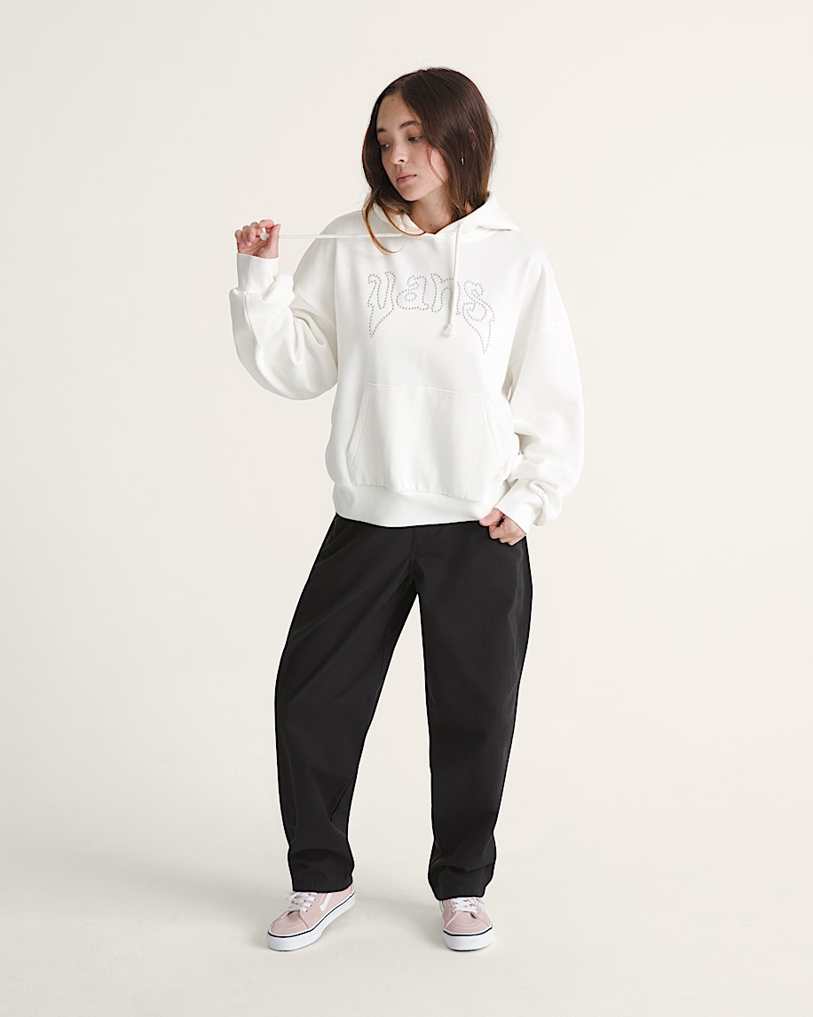 pärlor logo retro pullover