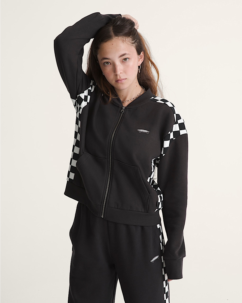 rookie track zip sweatshirt