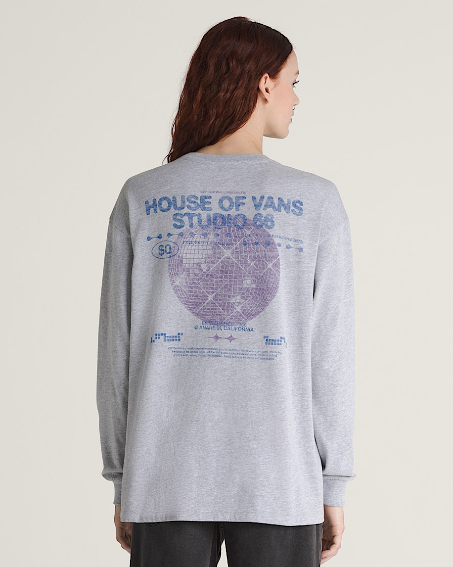 disco nights långärmad t-shirt