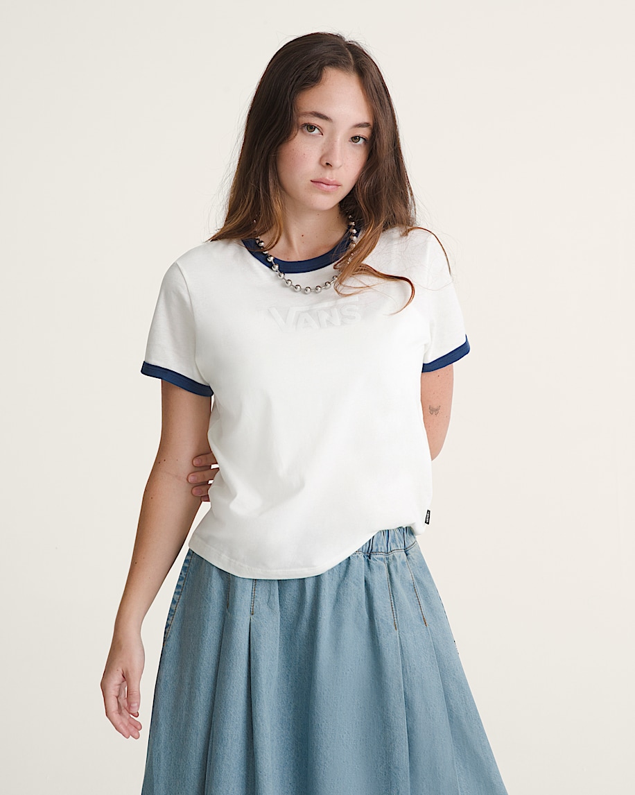 drop v ringer t-shirt