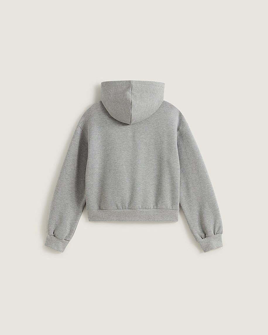 van-archy label hoodie med dragkedja för barn