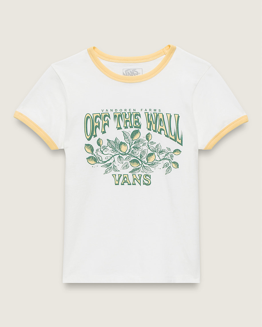 barn t-shirt med tryck från färskplockade gårdar