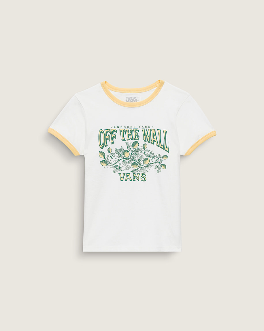 barn t-shirt med tryck från färskplockade gårdar