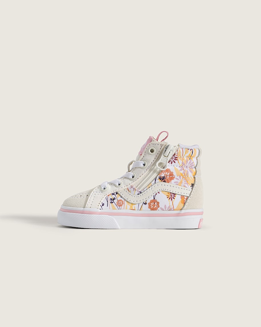 sk8-hi-sko för småbarn med dragkedja i sidan