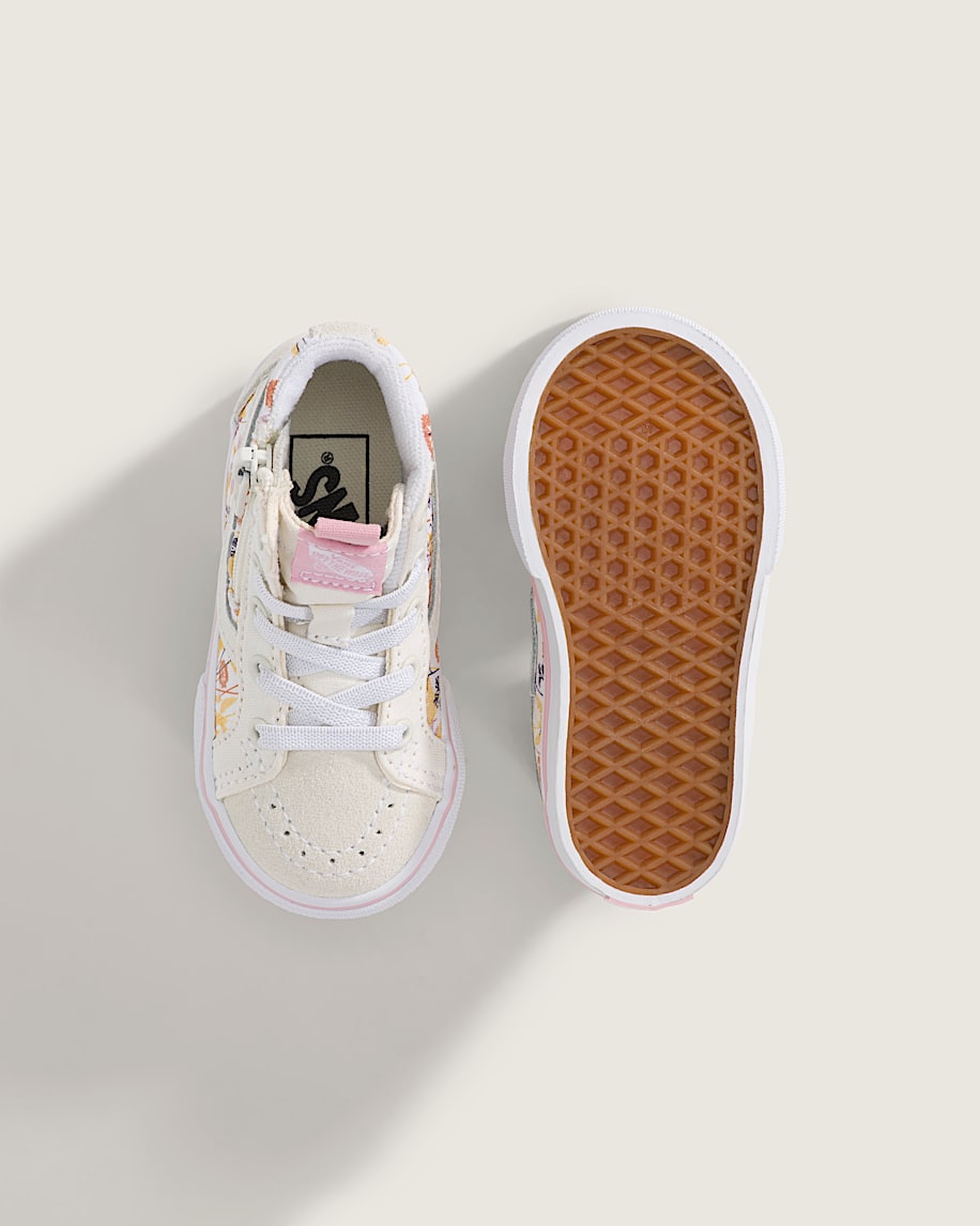 sk8-hi-sko för småbarn med dragkedja i sidan
