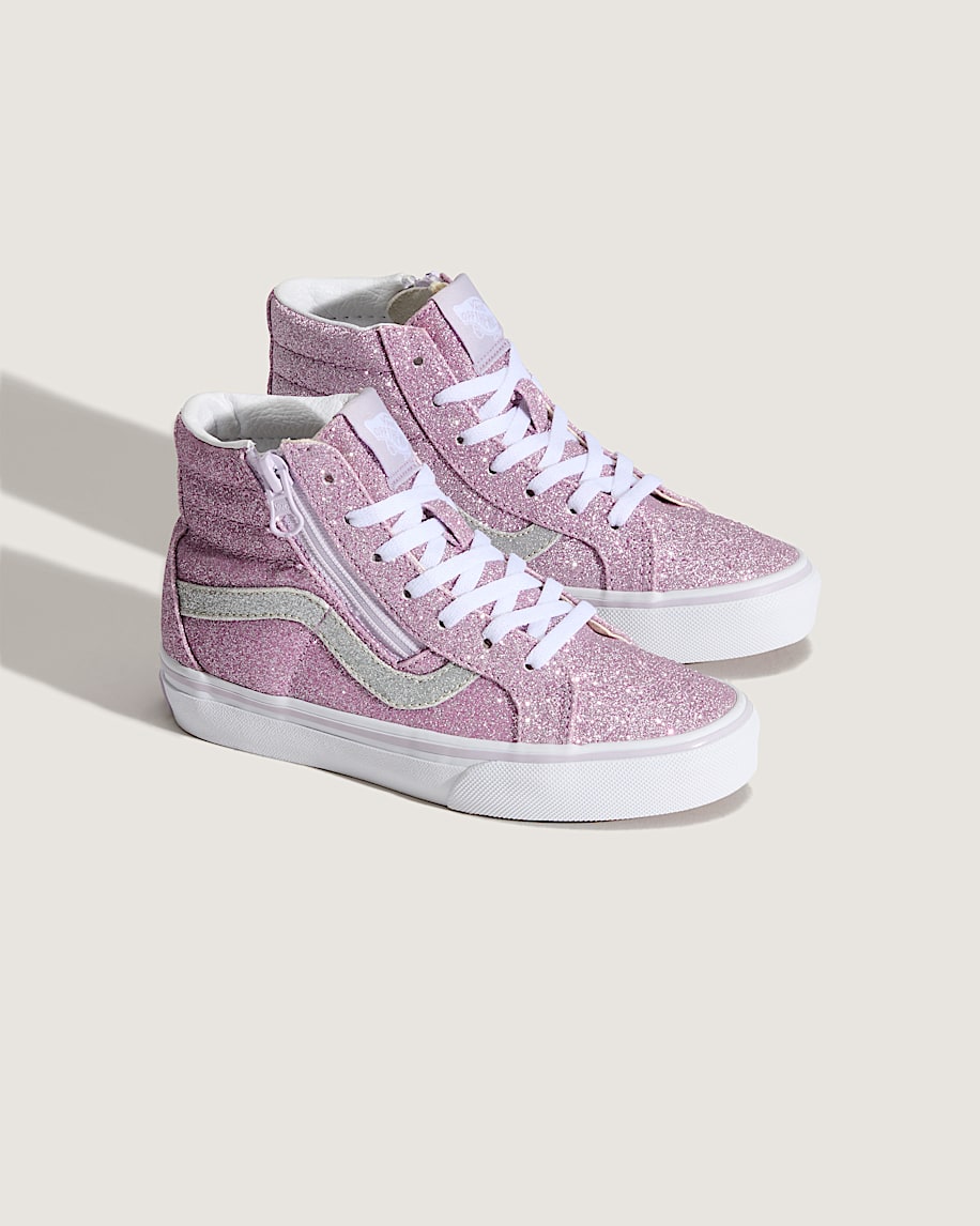 sk8-hi-sko för små barn med dragkedja i sidan