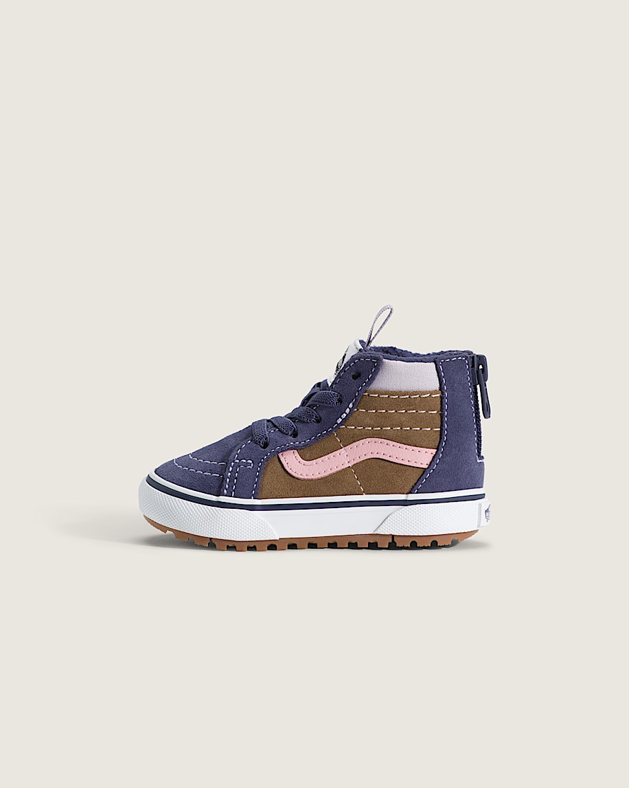 vattentåliga sk8-hi zip-skor för småbarn