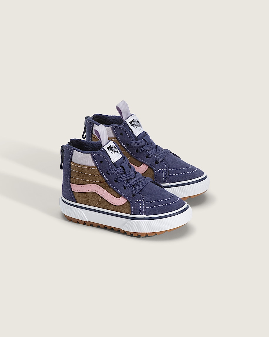 vattentåliga sk8-hi zip-skor för småbarn