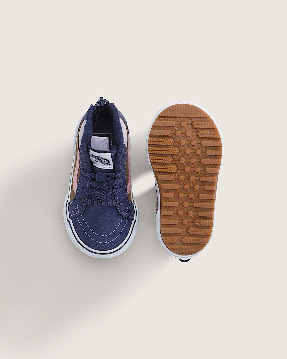 vattentåliga sk8-hi zip-skor för småbarn