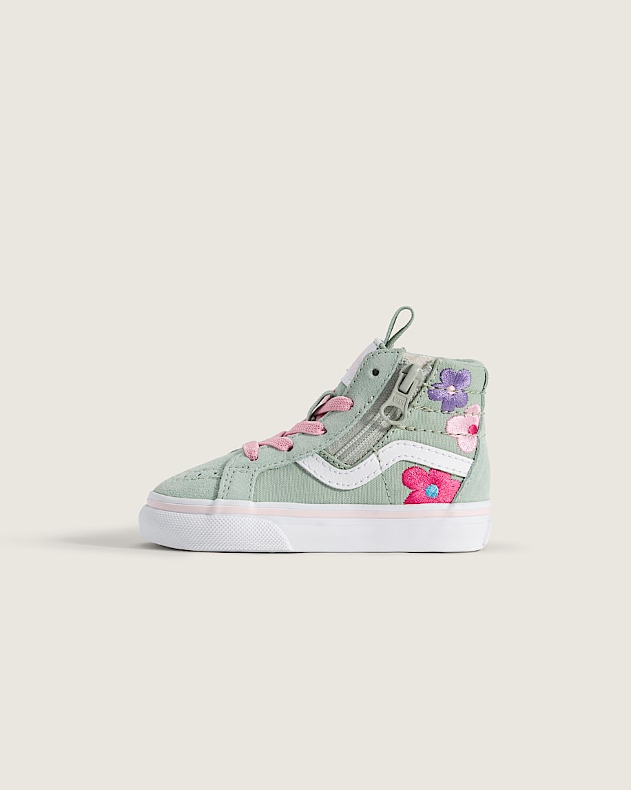sk8-hi-sko för småbarn med dragkedja i sidan