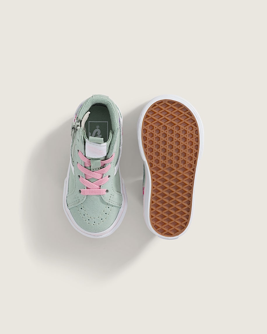 sk8-hi-sko för småbarn med dragkedja i sidan