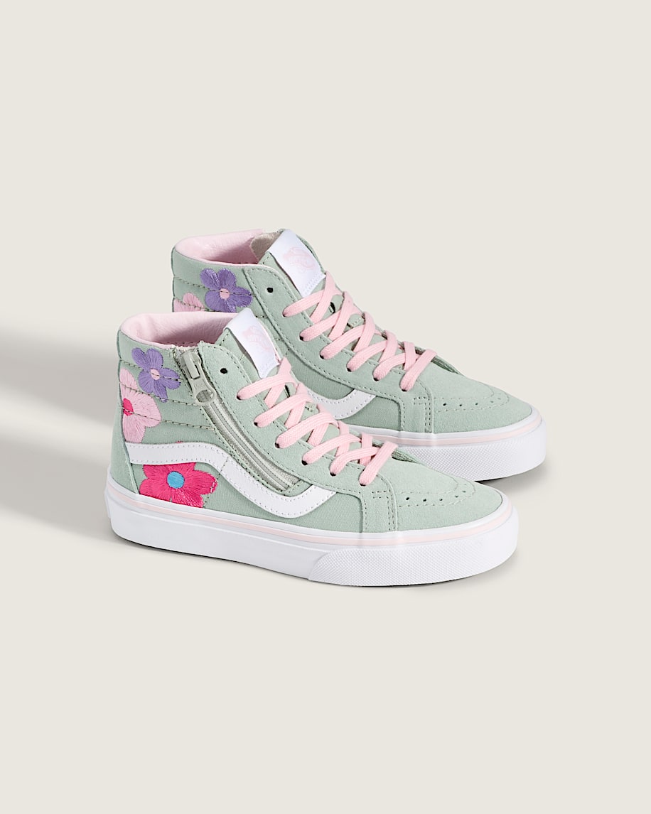 sk8-hi-sko för små barn med dragkedja i sidan