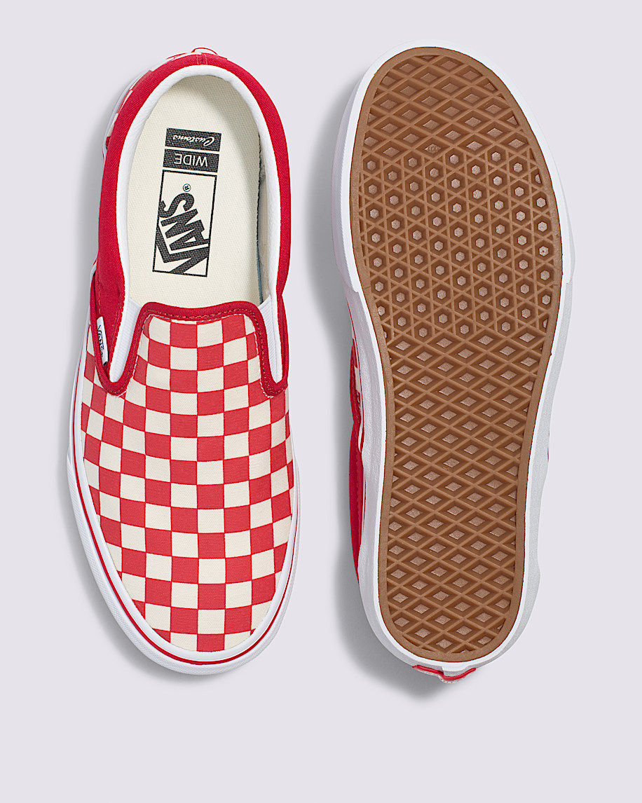customs classic slip-on schackrutiga breda skor