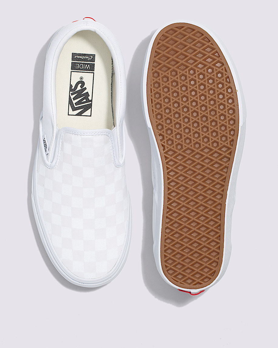 customs classic slip-on schackrutiga breda skor