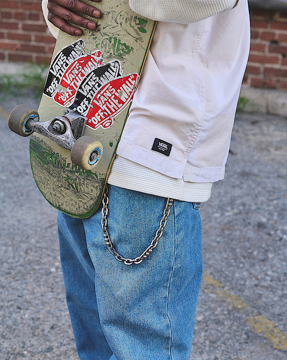 check-5 baggy denimbyxor