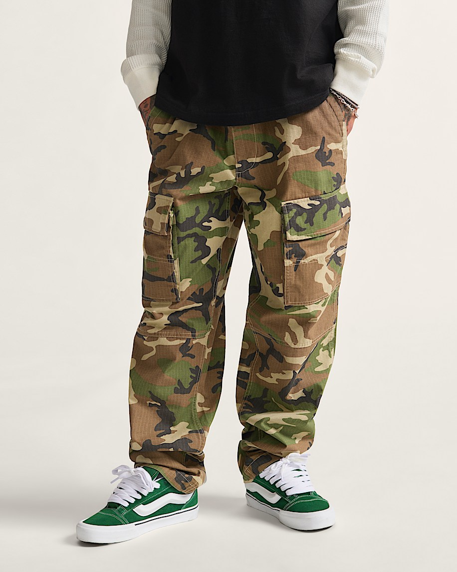 fatigue cargo loose tapered ripstop byxor