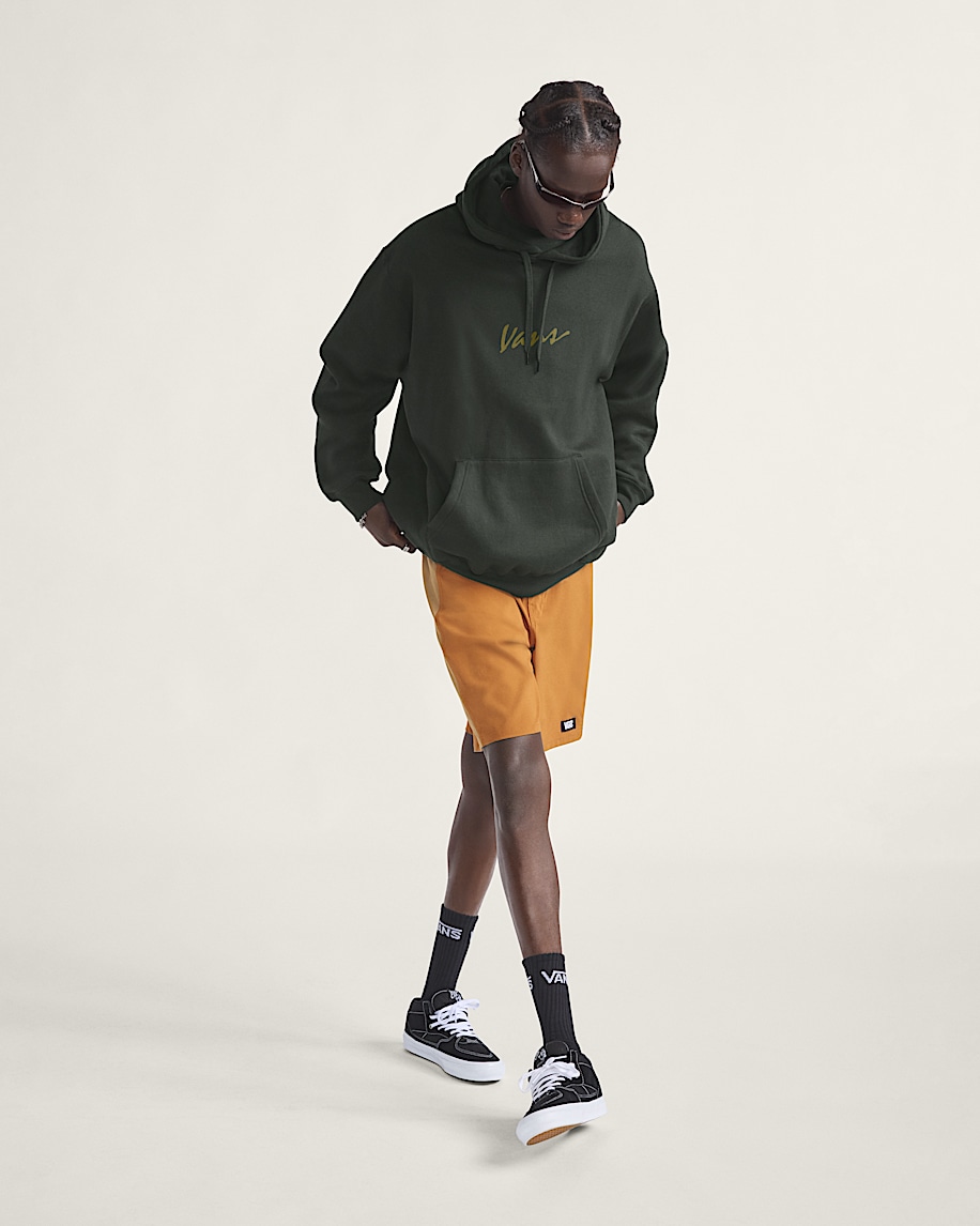 vans scripted pullover hoodie