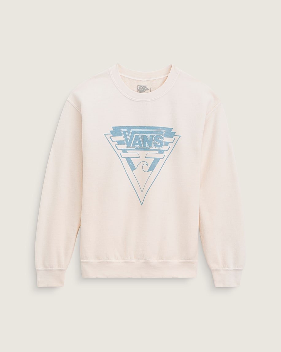 waffle shop wave blend crew neck-tröja