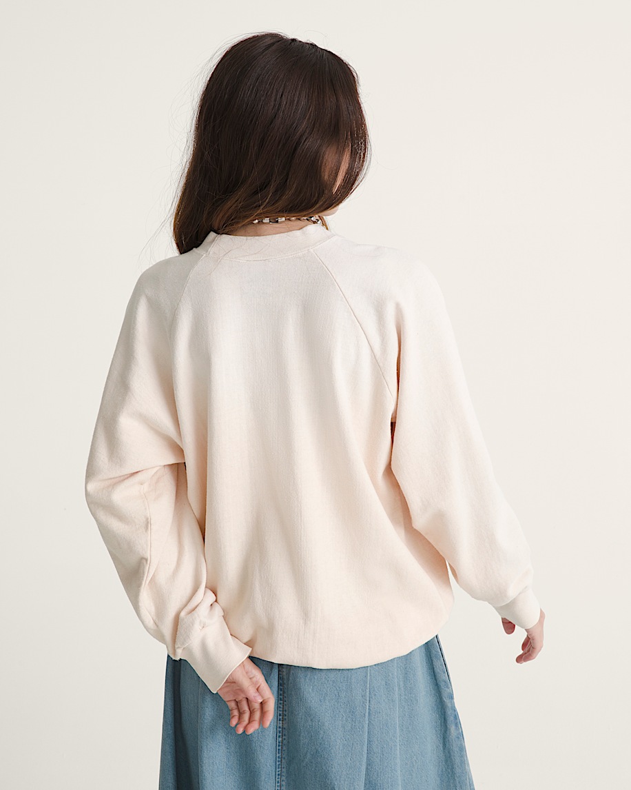 waffle shop wave blend crew neck-tröja