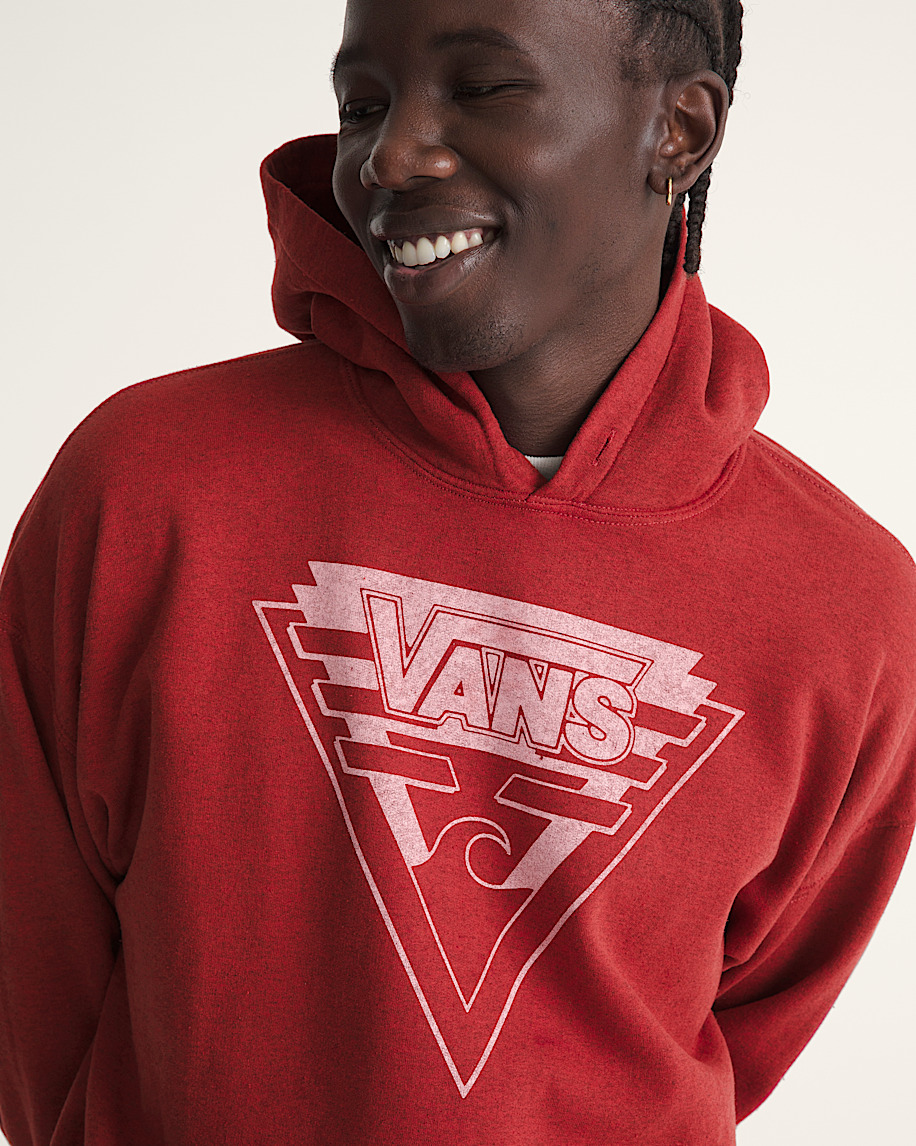 waffle shop wave blend pullover hoodie