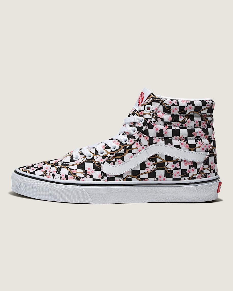 customs sk8-hi schackrutiga skor