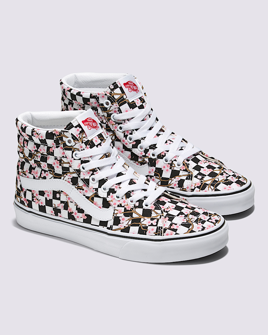 customs sk8-hi schackrutiga skor