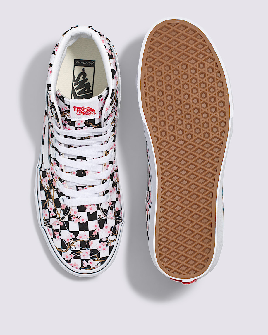 customs sk8-hi schackrutiga skor