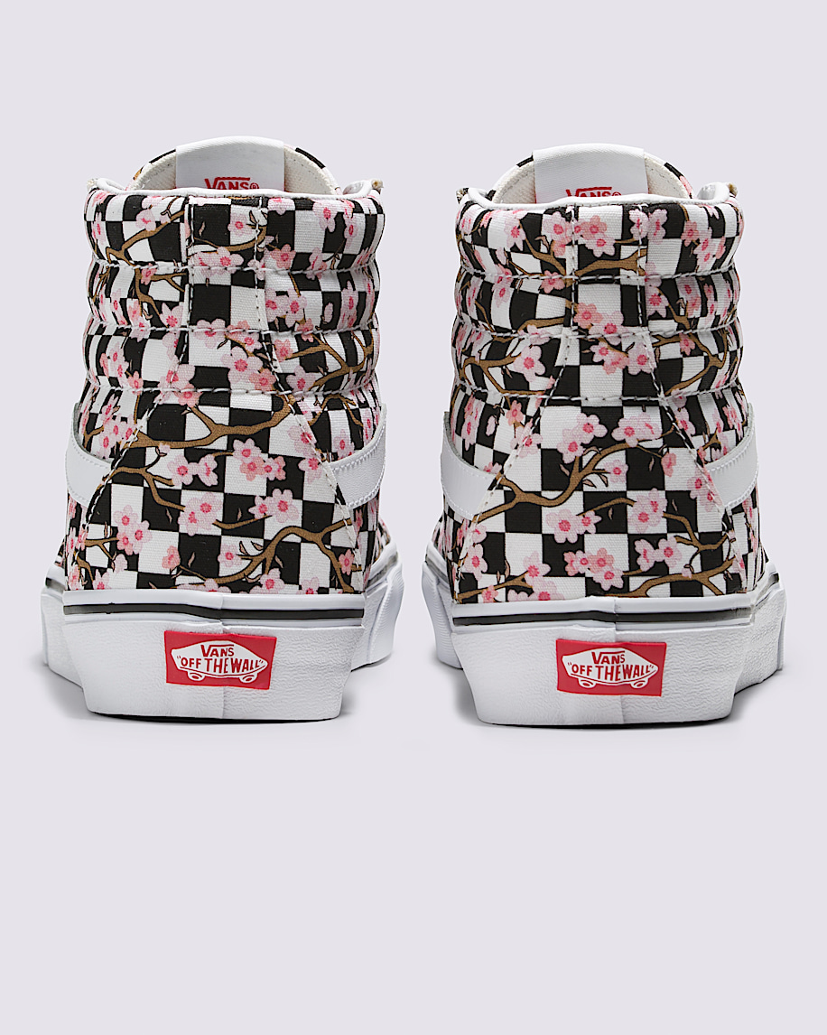 customs sk8-hi schackrutiga skor
