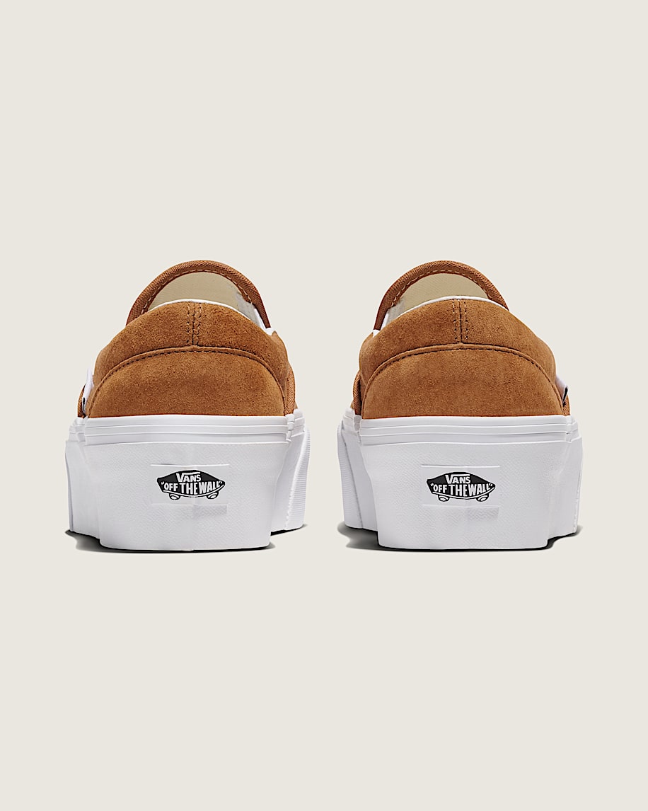 klassisk slip-on-platåsko