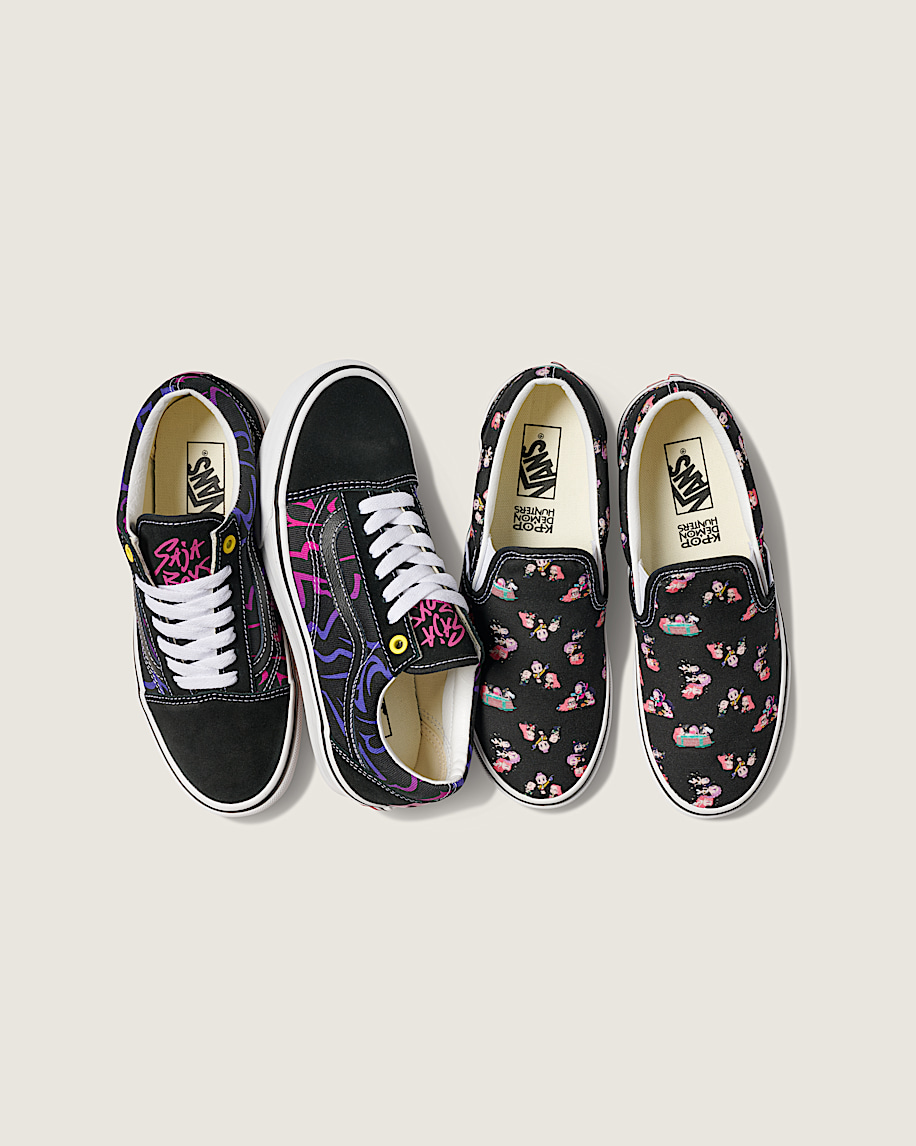 kpop demon hunters x vans old skool-sko