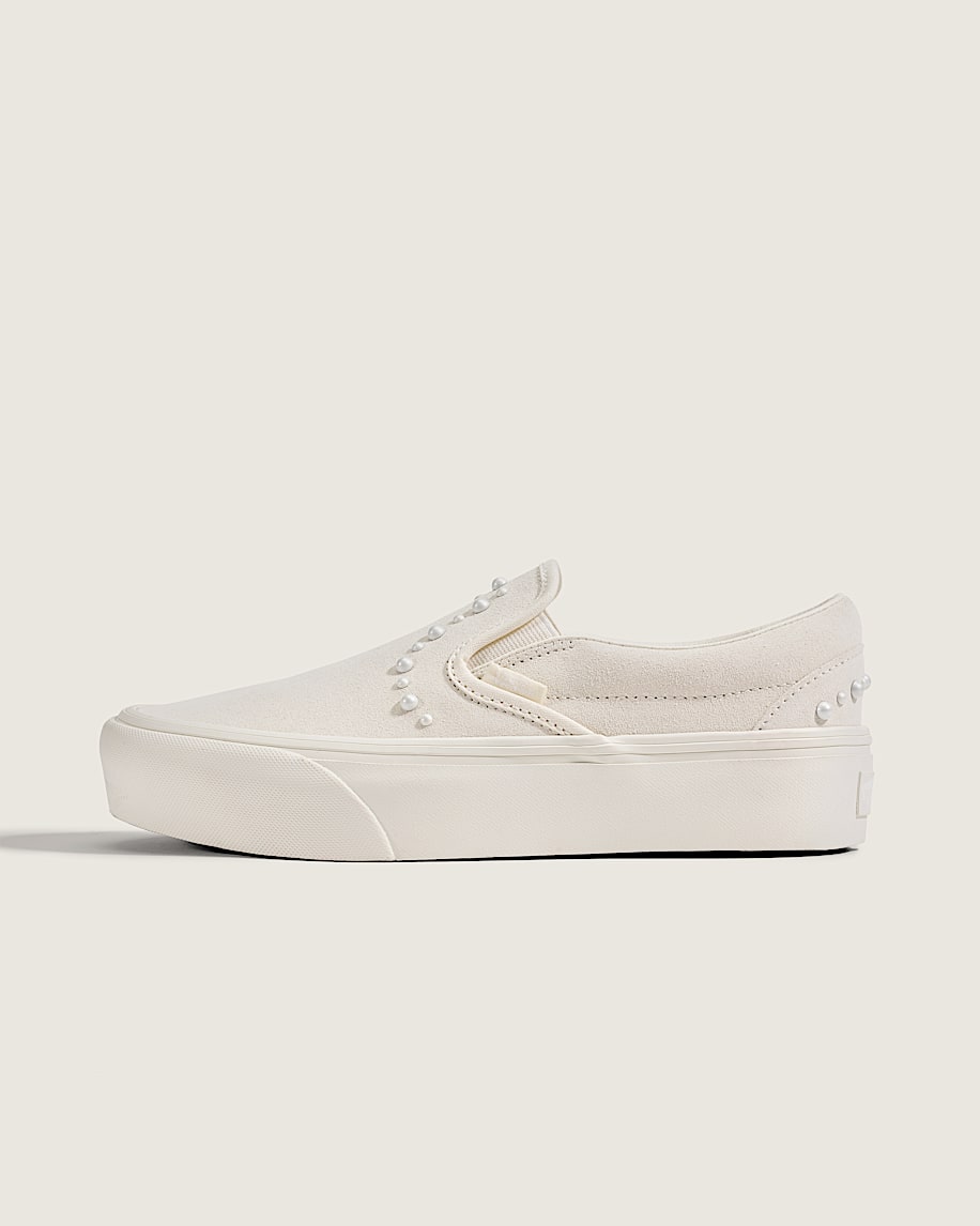 klassisk slip-on-platåsko