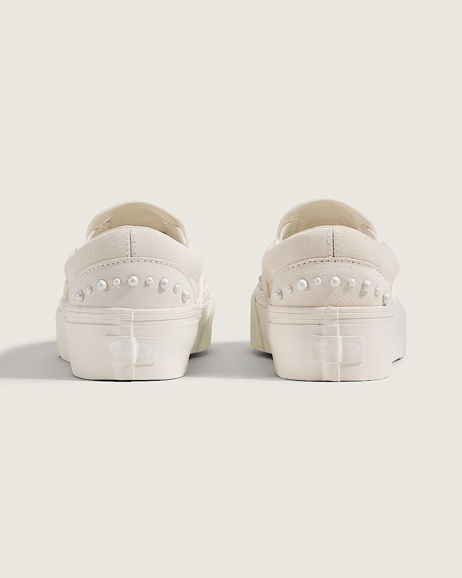 klassisk slip-on-platåsko