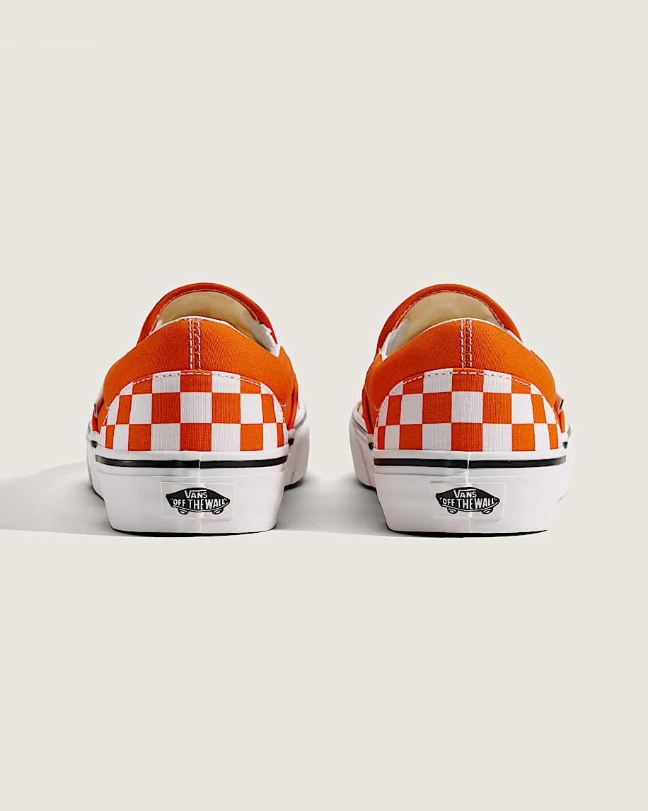 matchdags klassiska slip-on-schackrutiga sko