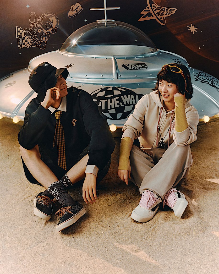 vans x space molly autentiska skor
