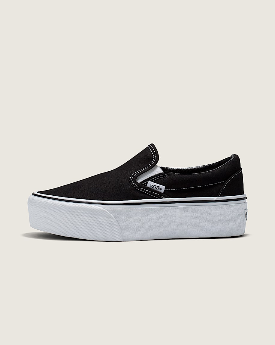 klassisk slip-on-platåsko