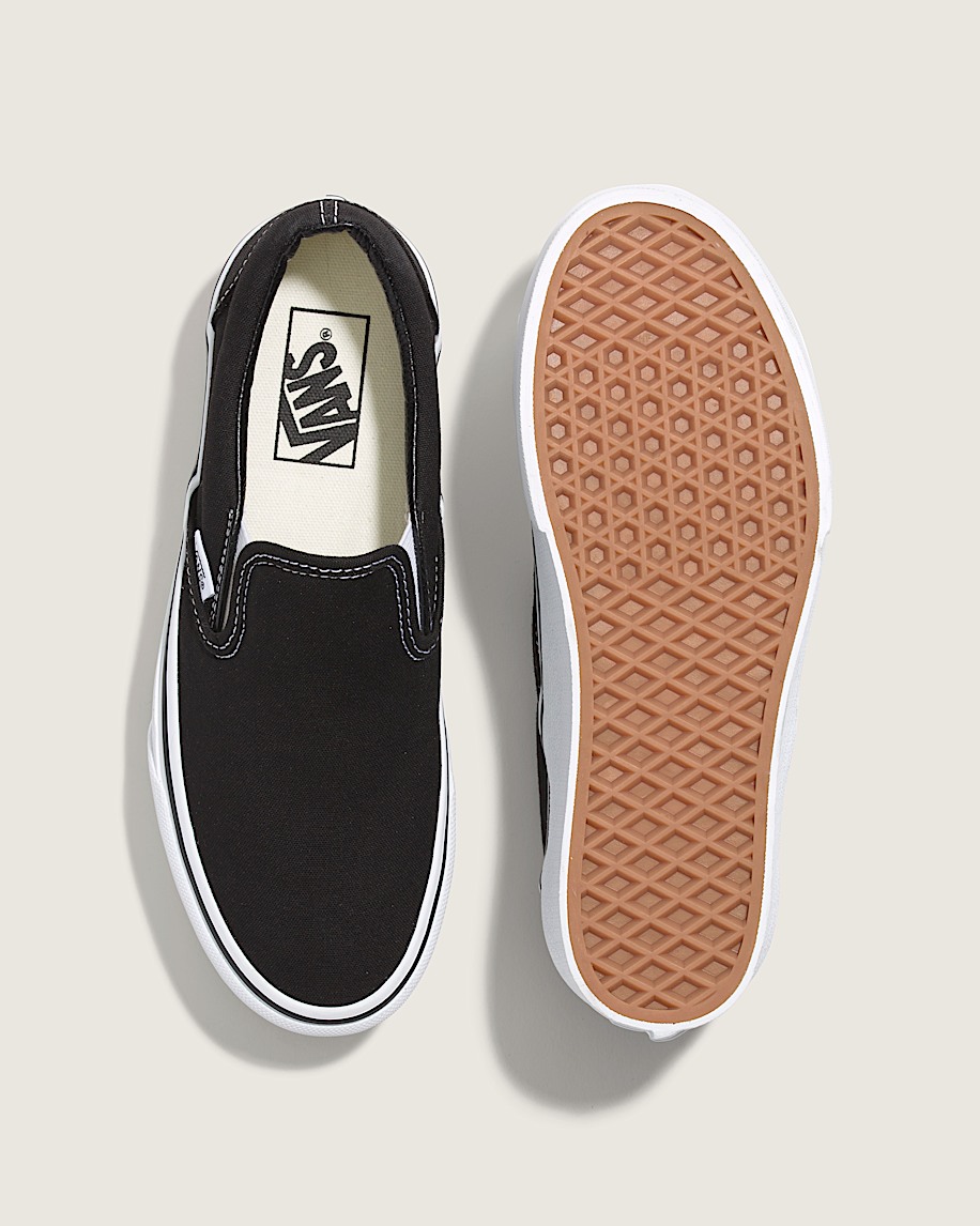 klassisk slip-on-platåsko