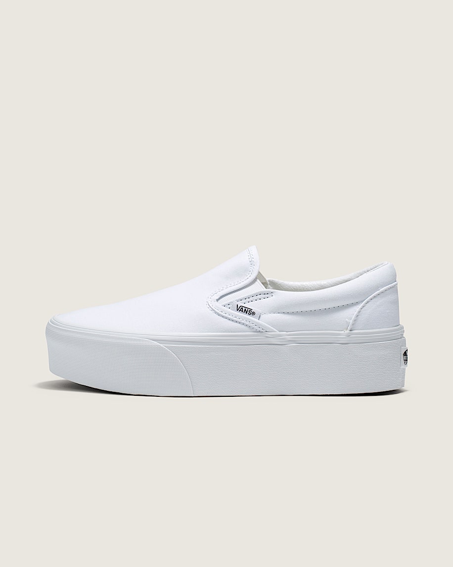 klassisk slip-on-platåsko