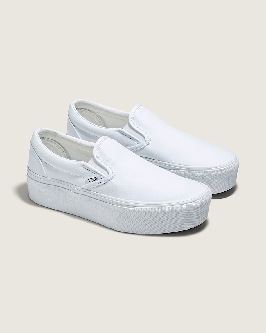 klassisk slip-on-platåsko
