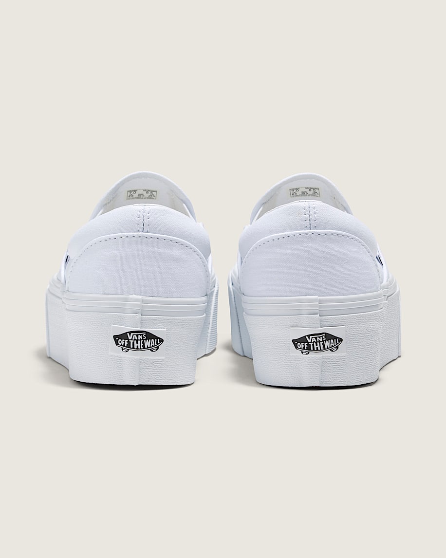 klassisk slip-on-platåsko