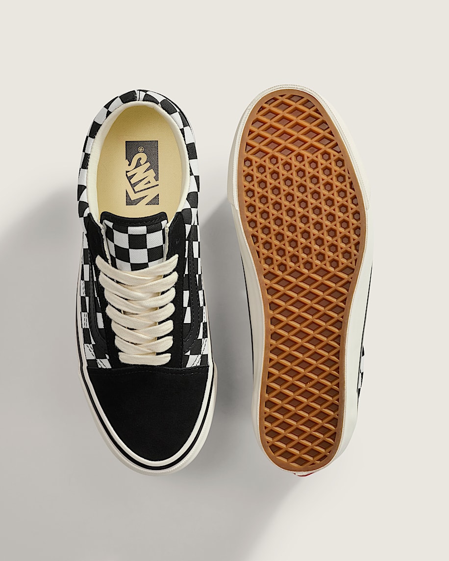 premium old skool schackrutiga skor