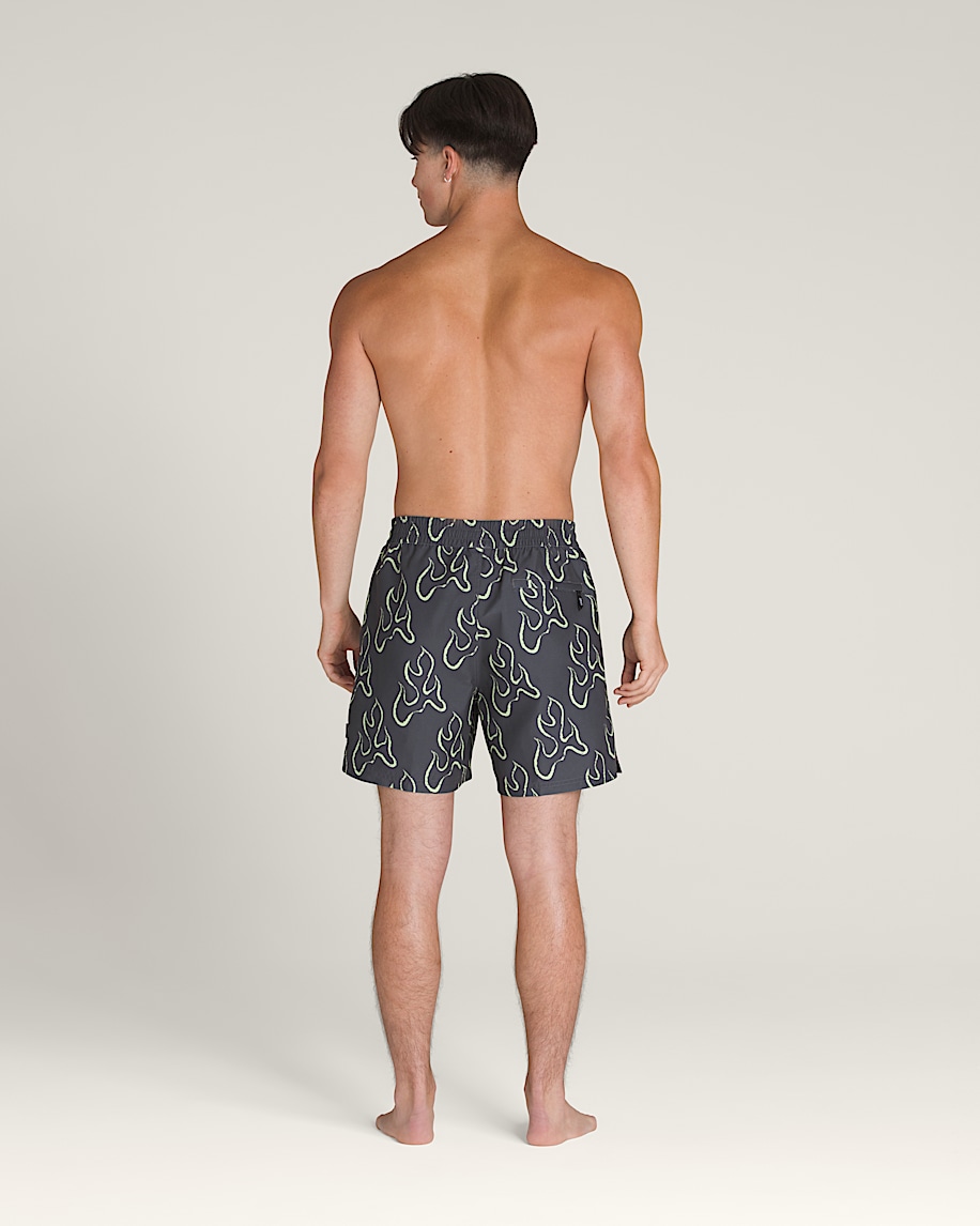 primära solida elastiska 17 boardshorts