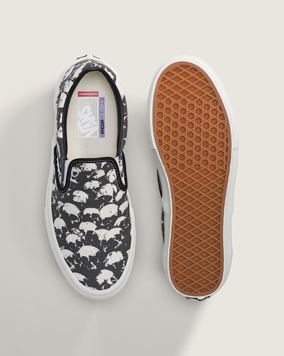 skate slip-on sko
