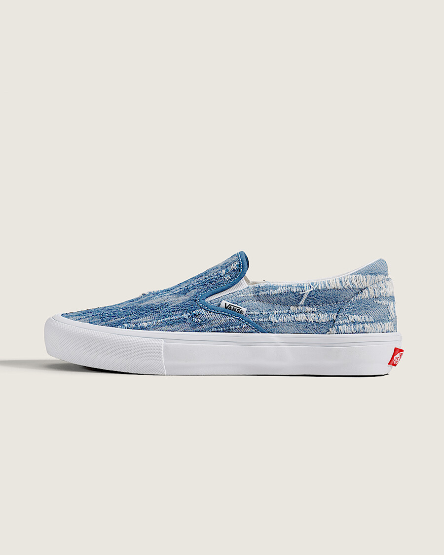 van doren-godkända skate slip-on-jeanssko