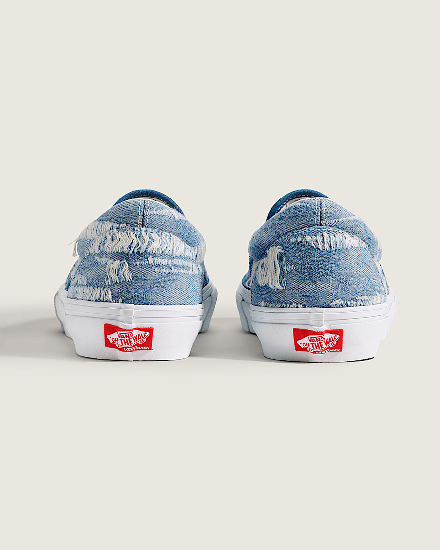 van doren-godkända skate slip-on-jeanssko