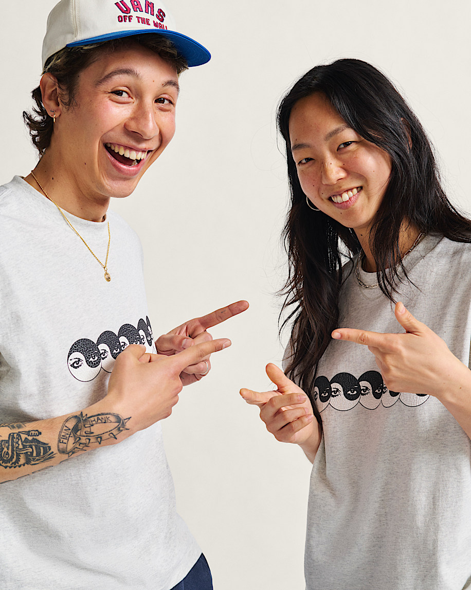 yin yang-ögon t-shirt
