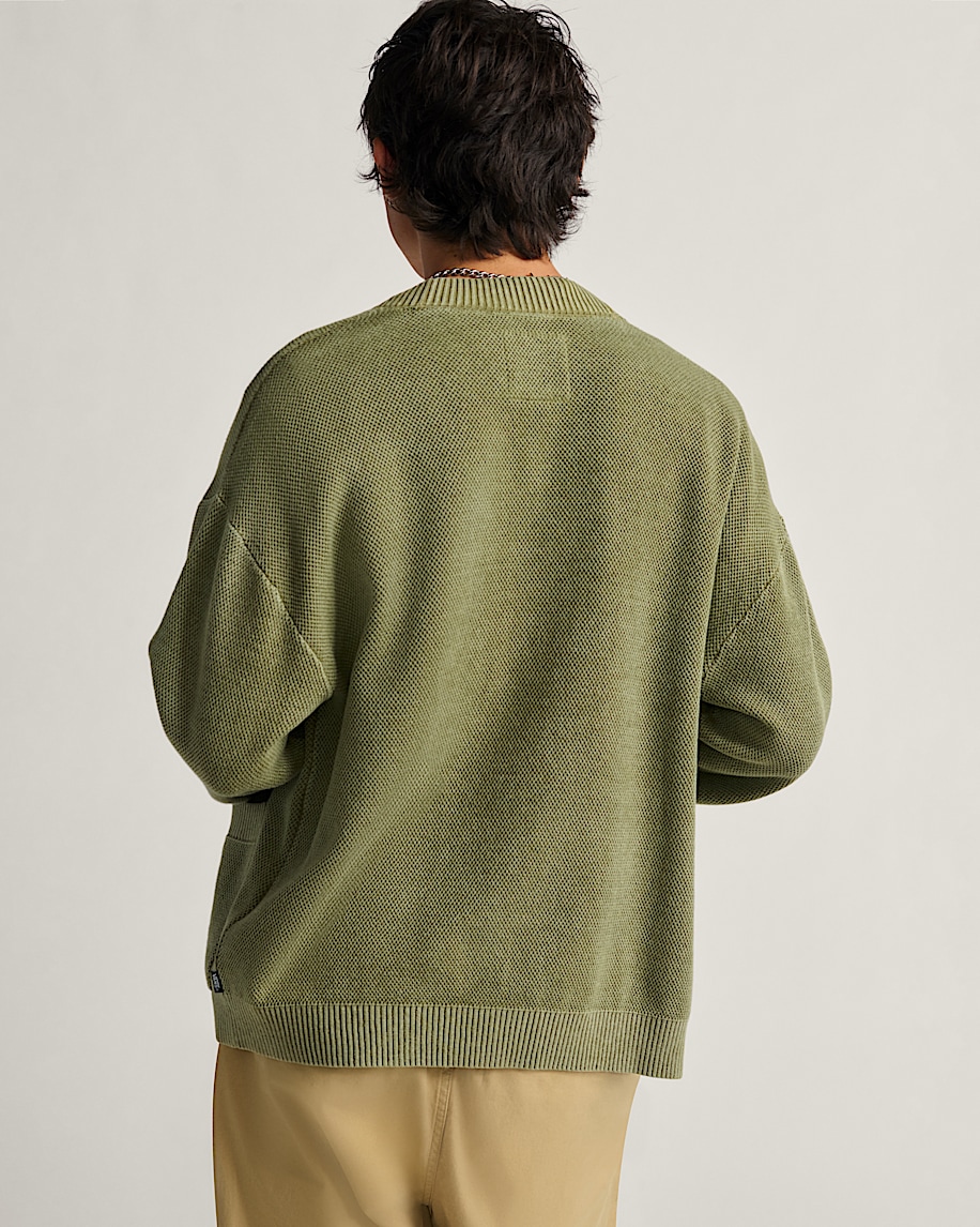 bayview cardigan med syratvätt